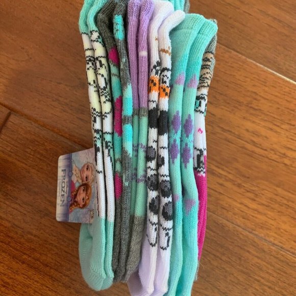 Disney Frozen Princess 12 pair Low Cut Socks One Size (4-10) Elza~Anna 6… - Picture 4 of 12